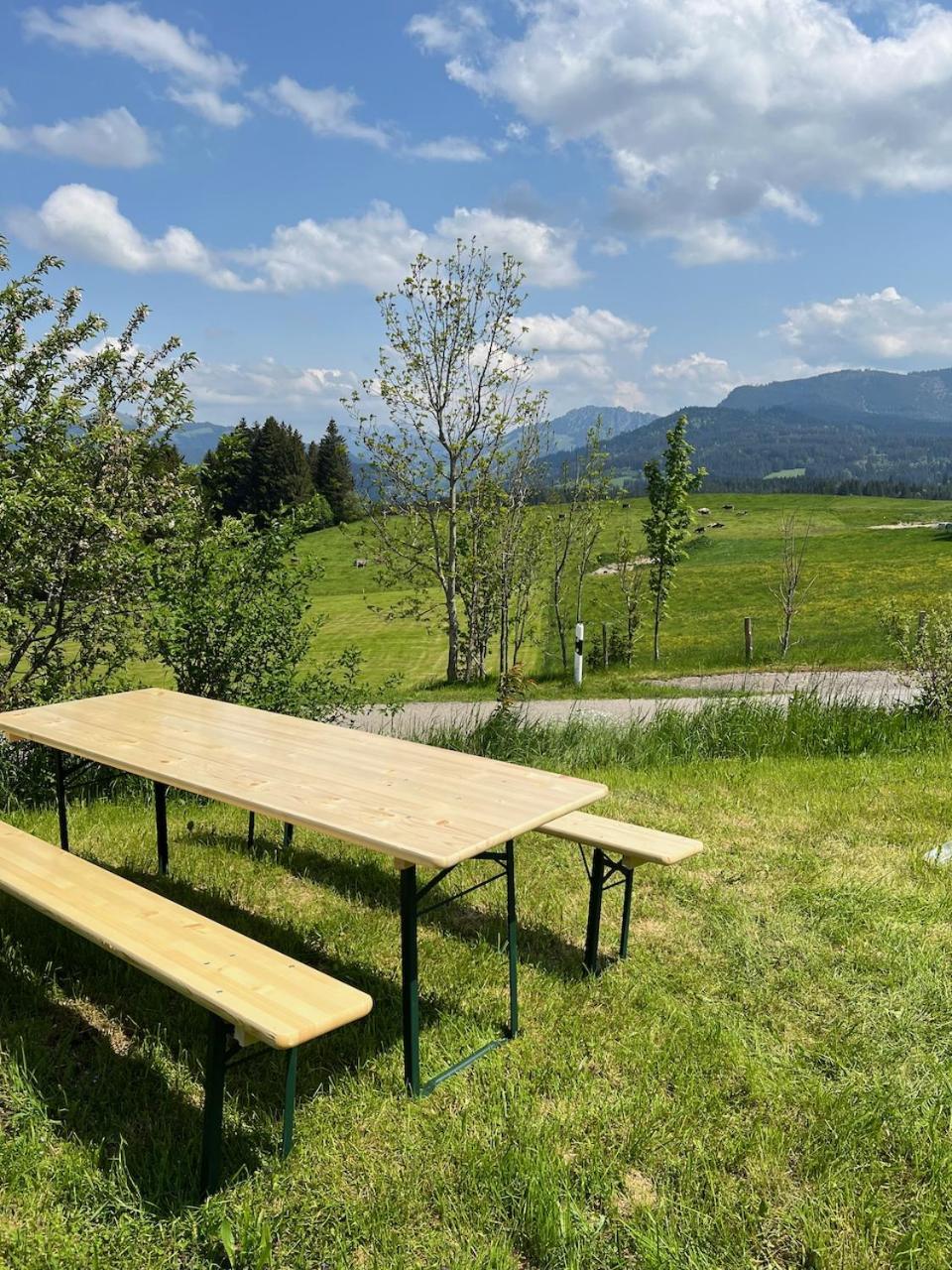Appartamento Haus Bergblick Rettenberg Esterno foto